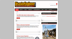Desktop Screenshot of disasterengineer.org